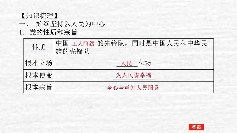 新教材高考政治一轮复习第一单元中国共产党的领导2中国共产党的先进性课件新人教版必修3第4页