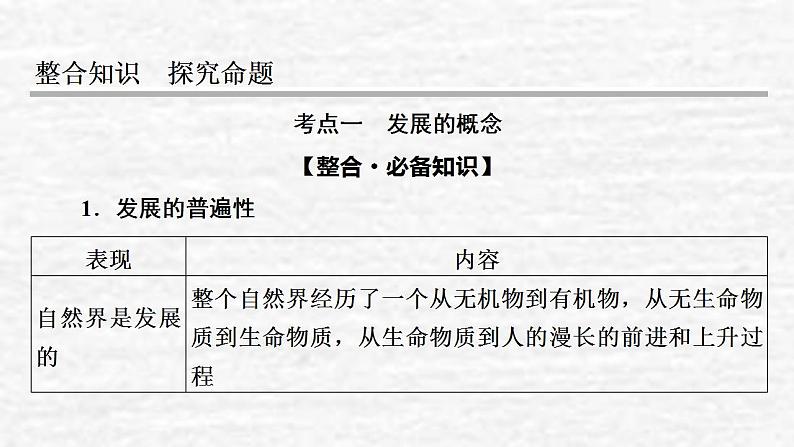 高考政治一轮复习第三单元思想方法与创新意识第8课唯物辩证法的发展观课件新人教版必修4第4页