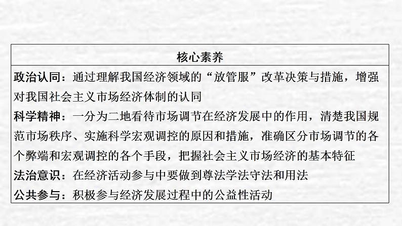 高考政治一轮复习第四单元发展社会主义市抄济第9课走进社会主义市抄济课件新人教版必修1第3页