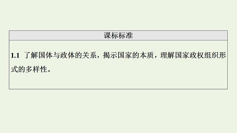 高考政治一轮复习第1单元各具特色的国家第1课国体与政体课件新人教版选择性必修1第2页