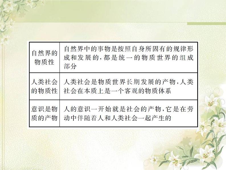 高中政治一轮复习第二单元探索世界与追求真理3探究世界的本质课件新人教版必修4第5页