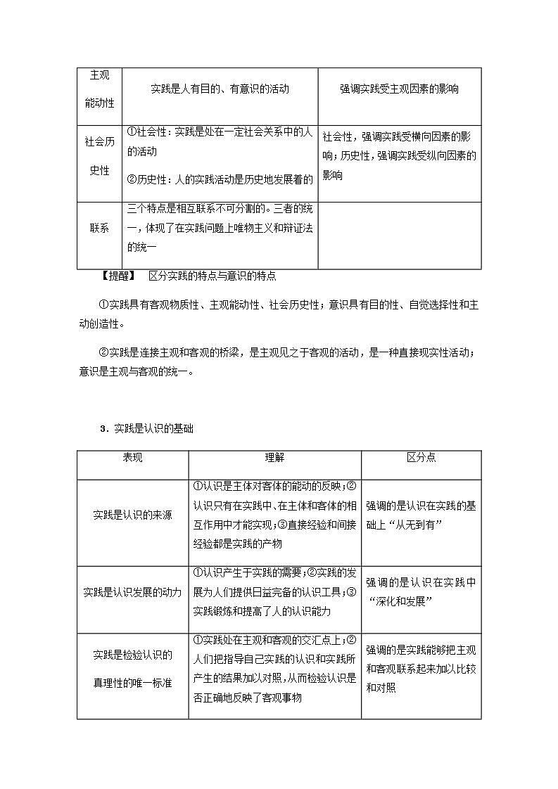 高中政治一轮复习第二单元认识社会与价值选择课件+学案打包6套新人教版必修406
