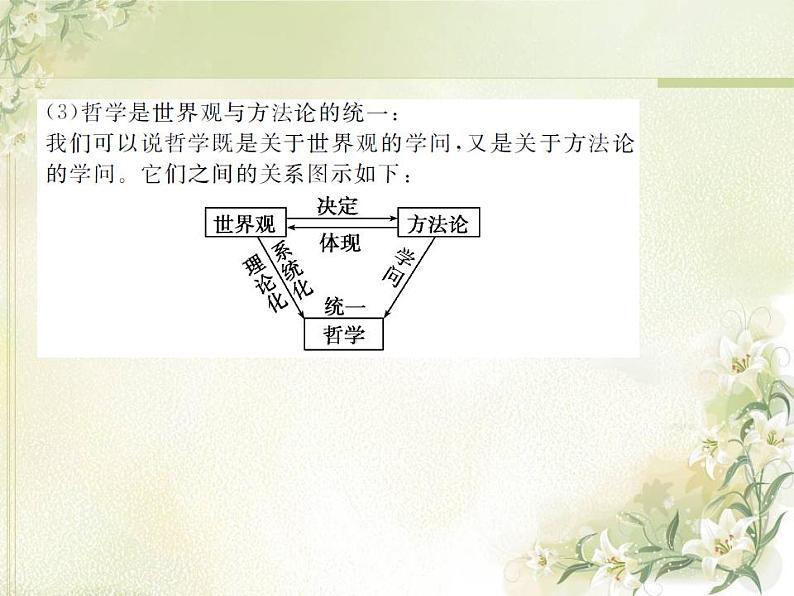 高中政治一轮复习第一单元生活智慧与时代精神1美好生活的向导含哲学与时代精神课件新人教版必修4第8页