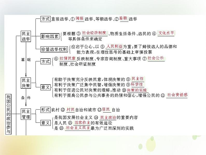 2022届高中政治一轮复习第一单元公民的政治生活2我国公民的政治参与课件新人教版必修2第3页