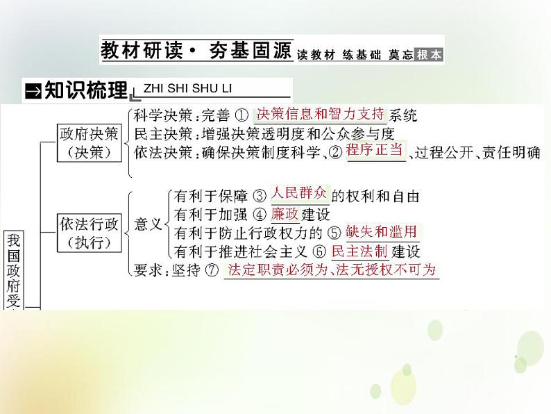 2022届高中政治一轮复习第二单元为人民服务的政府4我国政府受人民的监督课件新人教版必修2第2页