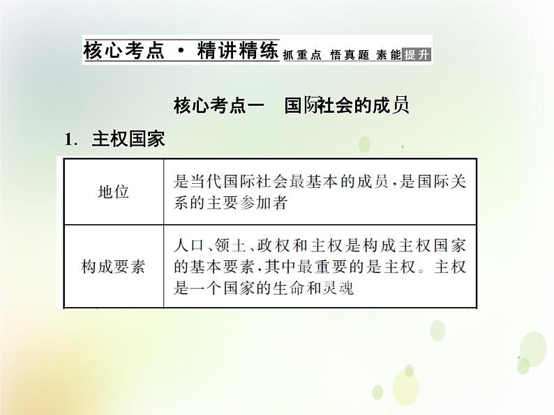 2022届高中政治一轮复习第四单元当代国际社会9走近国际社会课件新人教版必修2第5页