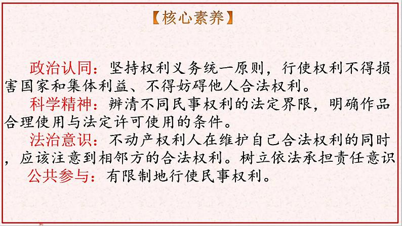 部编版高中政治选择性必修二4.2权利行使 注意界限  课件第2页