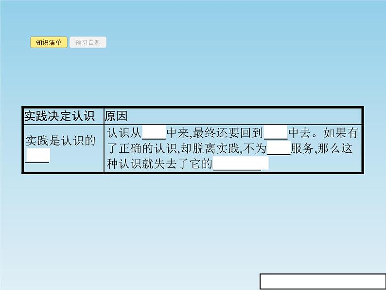 新版高中政治人教版高二必修四课件：6.1人的认识从何而来第7页