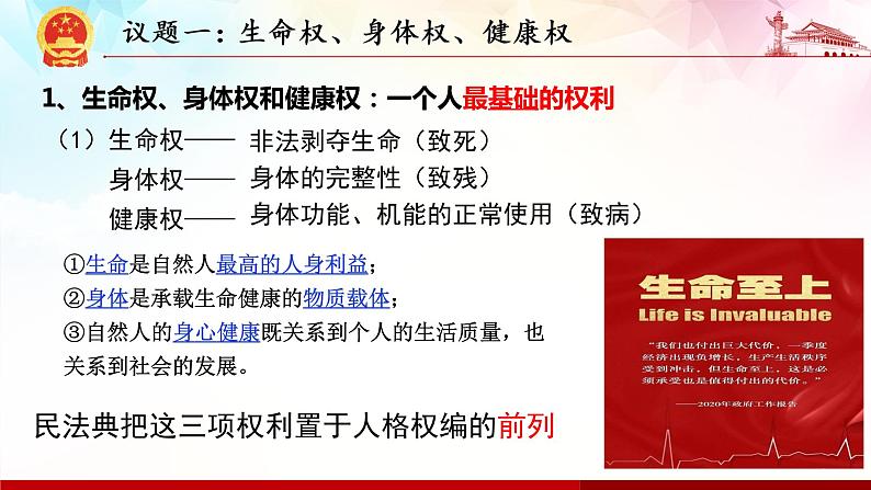 1.2 积极维护人身权利-高二政治高效课堂精品课件（统编版选择性必修2）第5页