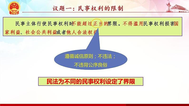 4.2 权力行使 注意界限-高二政治高效课堂精品课件（统编版选择性必修2）03