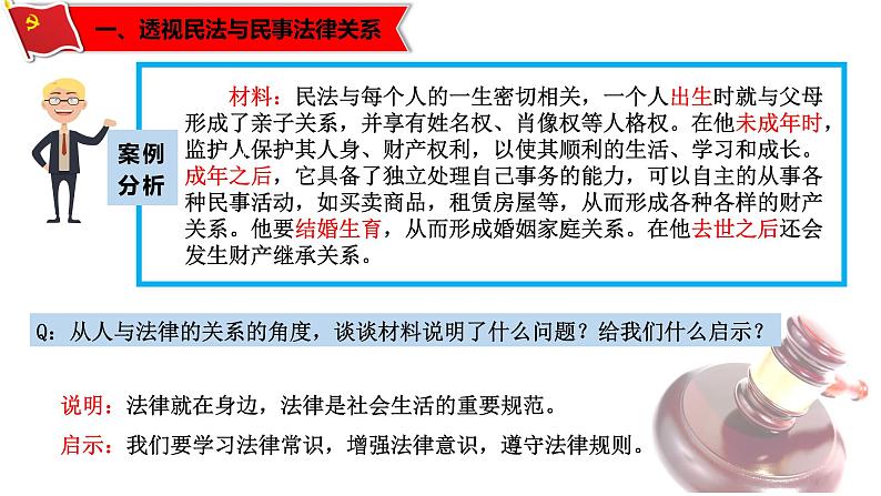 1.1 认真对待民事权利与义务（课件）-高二政治同步课堂教材解读精品课件（部编版选择性必修二）第3页