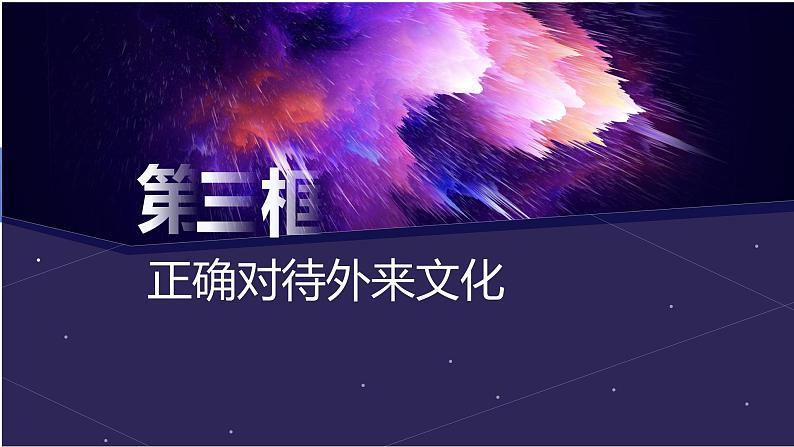 统编版必修四8.3 正确对待外来文化 课件（15张PPT）第1页