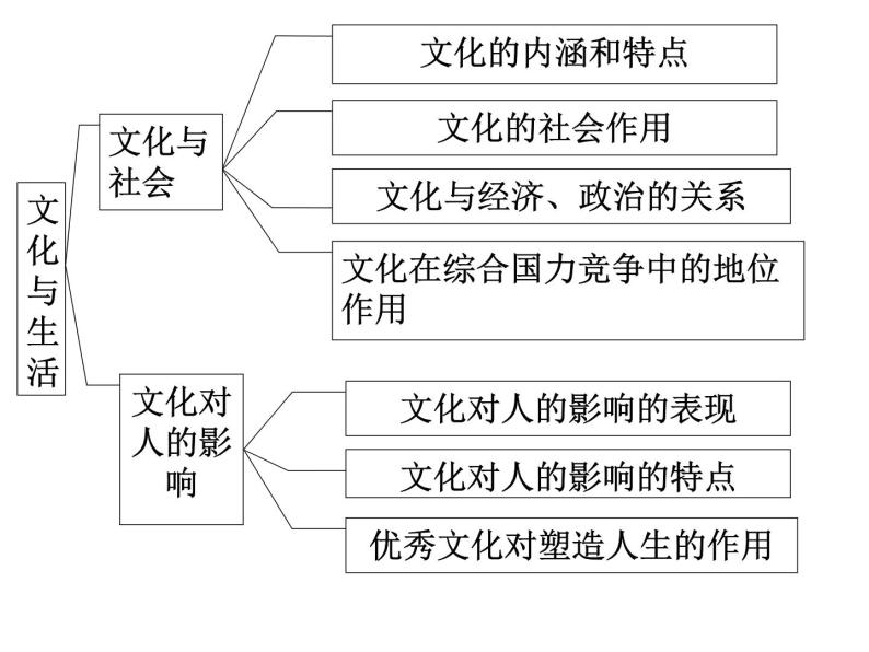 人教版新课标高中政治必修三《文化生活》第一单元文化与生活 知识总结 复习(共14张ppt)03