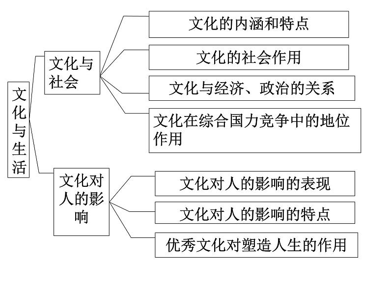 人教版新课标高中政治必修三《文化生活》第一单元文化与生活 知识总结 复习(共14张ppt)03