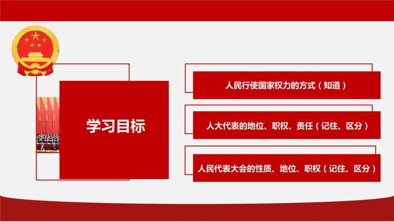 高中政治人教版必修二政治生活6.1 人民代表大会：国家权力机关 课件（共15张PPT）02