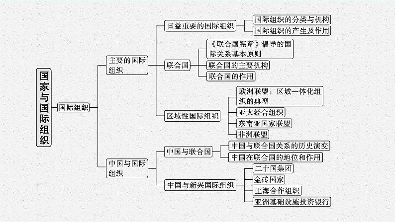 2022届高三政治（新教材）二轮复习课件：专题十一 国家与国际组织04