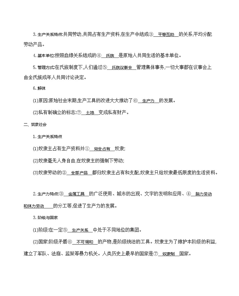 第1课时　社会主义从空想到科学、从理论到实践的发展学案第2页