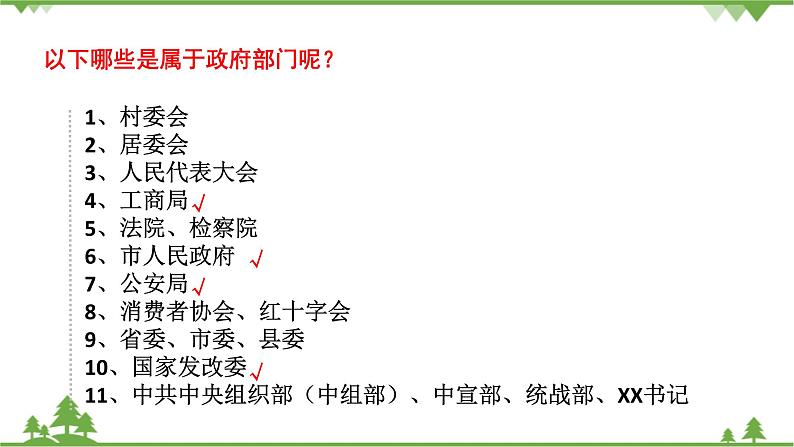 人教版高中政治必修2政治课件：第三课 第一框3.1《政府的职能：管理与服务》06