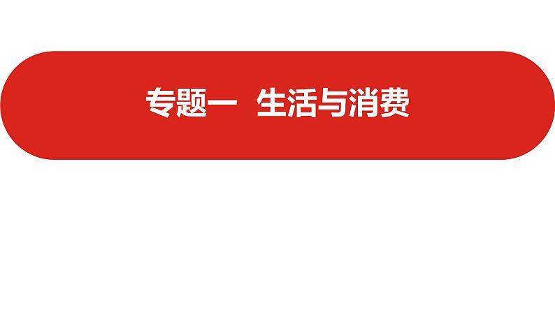 全国通用高中政治一轮复习《专题一   生活与消费》课件第1页