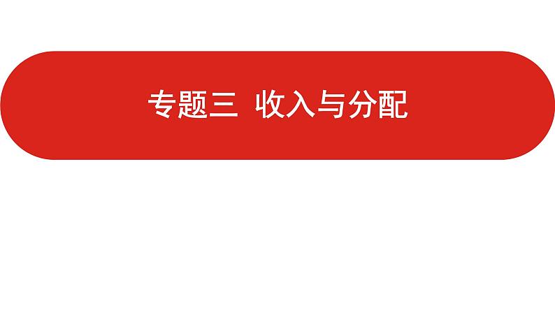 全国通用高中政治一轮复习《专题三   收入与分配》课件01