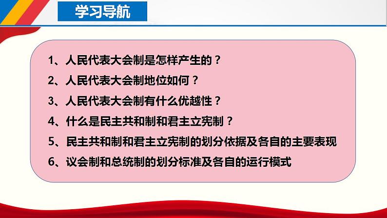 第一单元第一课第二框国家的政权组织形式 课件2（选择性必修1）第3页