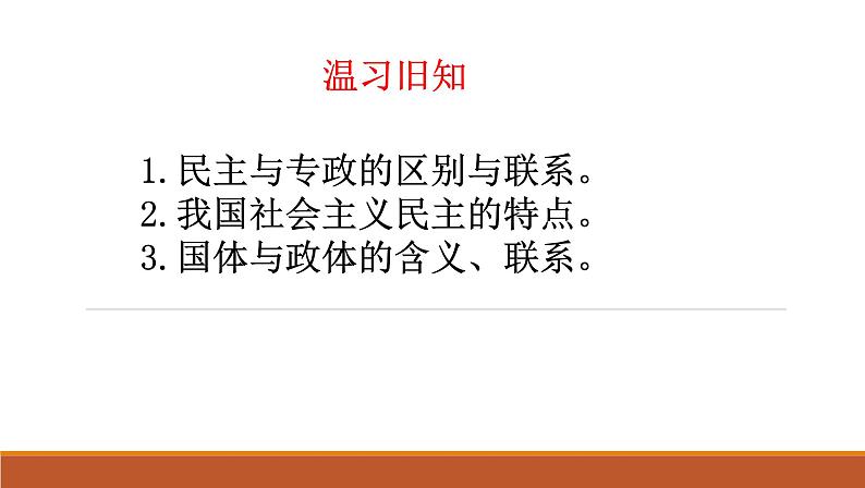 第一单元第一课第二框国家的政权组织形式 课件3（选择性必修1）第1页