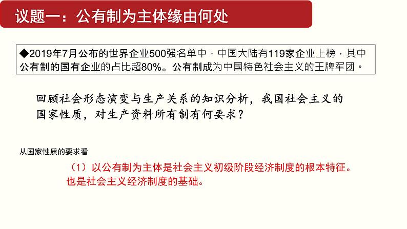 1.1公有制为主体 多种所有制经济共同发展 课件-2020-2021学年统编版（2019）高中政治必修二08