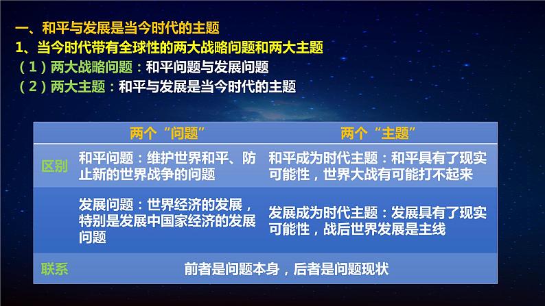 4.1时代的主题（课件+素材）2021-2022学年高中政治统编版选择性必修1当代国际政治与经济08