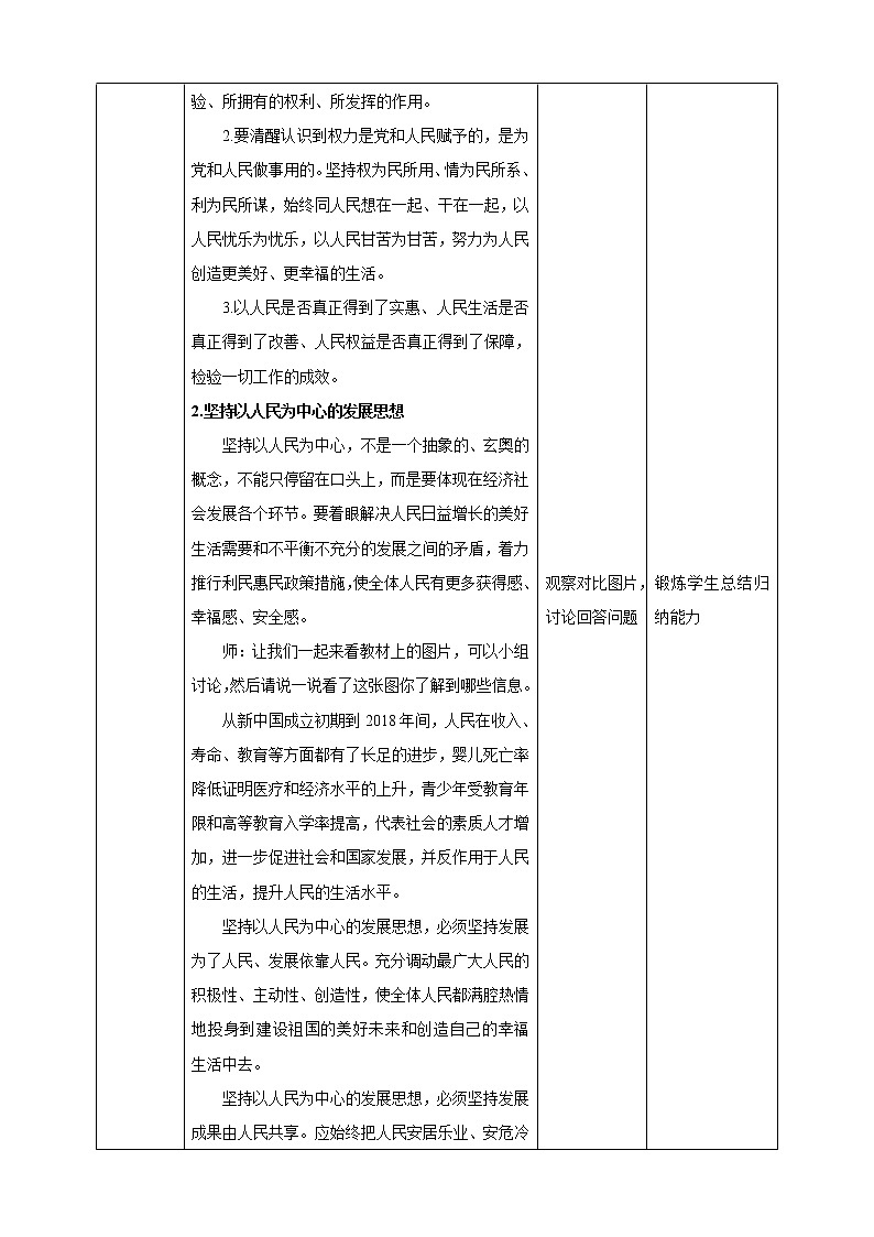 4.2以人民为中心的科学内涵 课件+教案02
