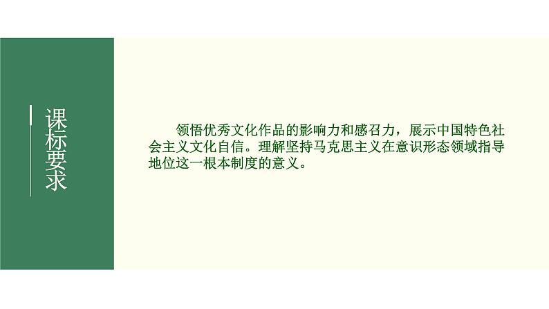 2022届新高考政治一轮专题复习《文化生活》课件：第09课 坚持中国特色社会主义文化发展道路第2页