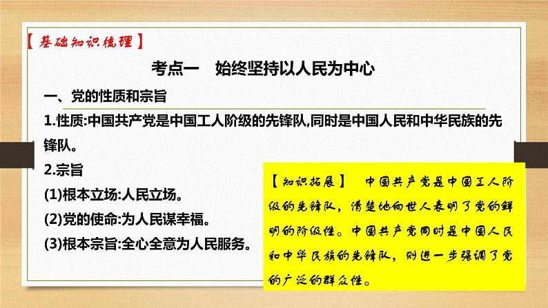 第二课 中国共产党的先进性-2022年高考政治一轮复习精品课件（新教材新高考统编版必修3）05