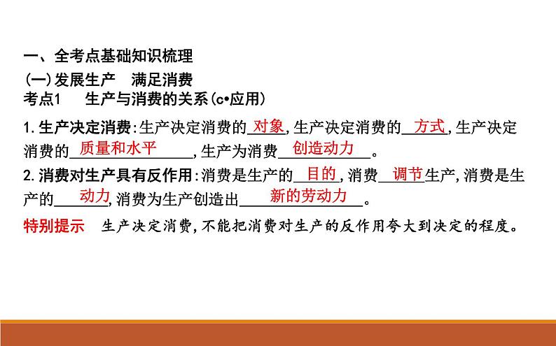 2022届高考政治一轮复习人教版必修一经济生活第四课生产与生产资料所有制课件04