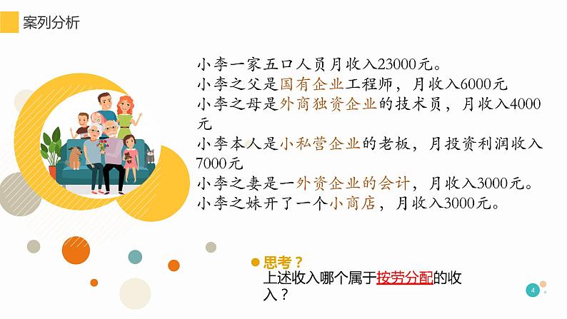 2022届高考政治一轮复习人教版必修一经济生活第七课个人收入的分配课件04