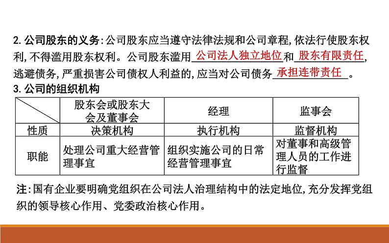 2022届高考政治一轮复习人教版必修一经济生活第五课企业与劳动者课件第5页