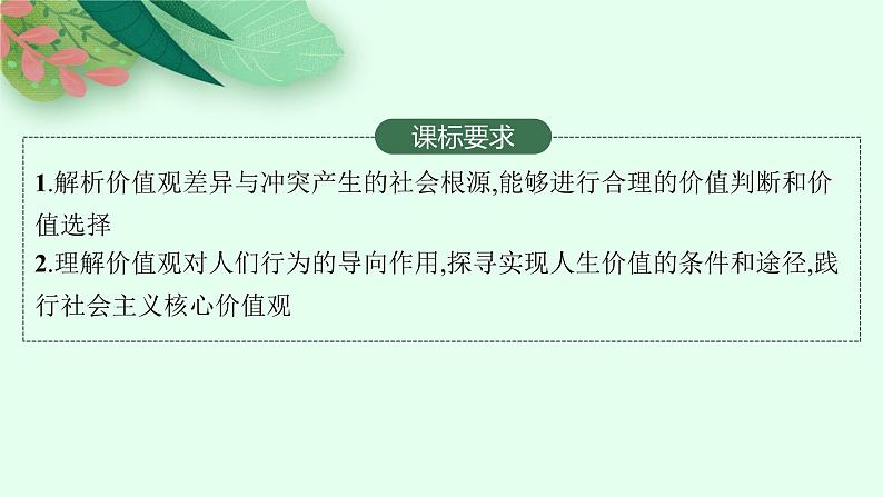 【新教材】2022届高三人教版政治一轮复习课件：必修4　第6课　实现人生的价值02