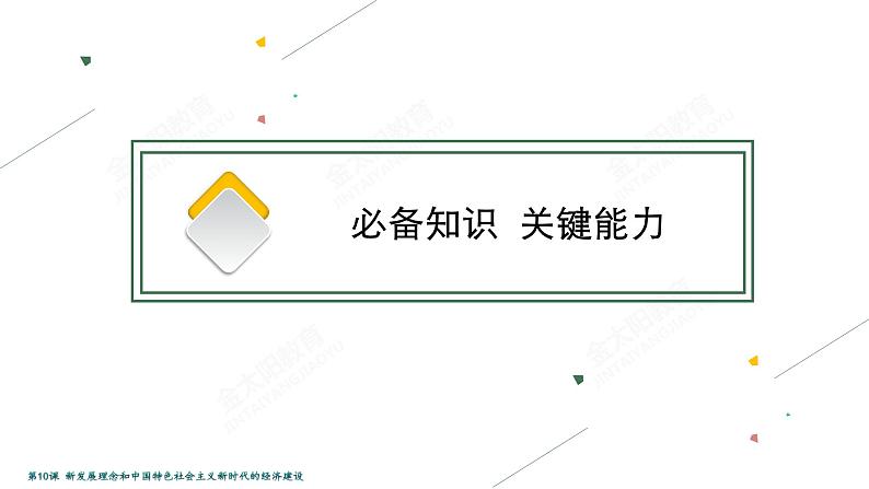 2022届高考政治一轮总复习 第四单元 发展社会主义市场经济 第10课　新发展理念和中国特色社会主义新时代的经济建设 课件第7页