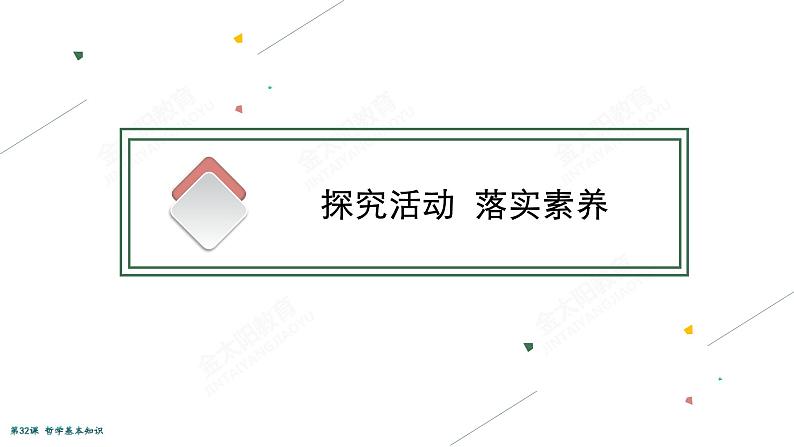 2022届高考政治一轮总复习 第十三单元 生活智慧与时代精神 第32课　哲学基本知识 课件第8页