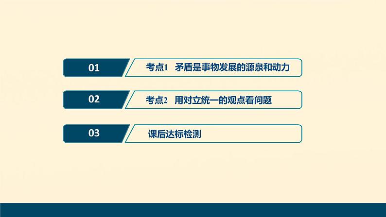 2021年 高中政治 一轮复习必修4 第三单元 思想方法与创新意识 第九课 唯物辩证法的实质与核心 课件第2页