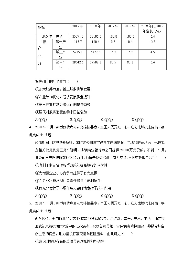 2020年广西桂林市、崇左市、贺州市高考政治一模试卷_(带答案解析).docx02