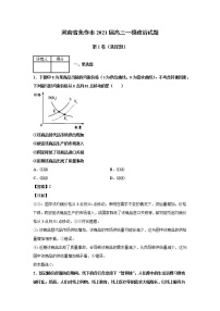 2021届河南省焦作市届高三一模政治试题（含答案解析）