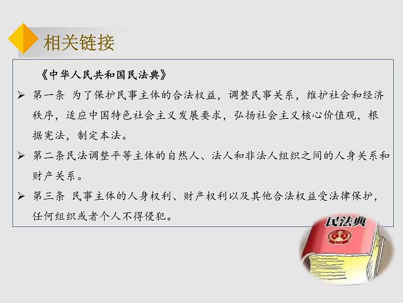 1.1认真对待民事权利与义务（教学课件）——2021-2022学年高中政治人教统编版选择性必修207