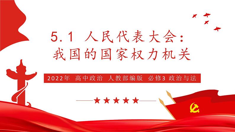 5.1 人民代表大会：我国的国家权力机关 课件3 高中政治人教部编版必修3 （2022年）第1页