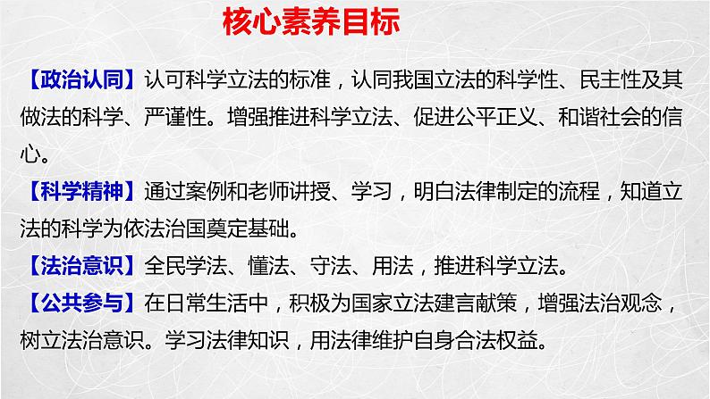 9.1 科学立法 课件2 高中政治人教部编版必修3 （2022年）第3页