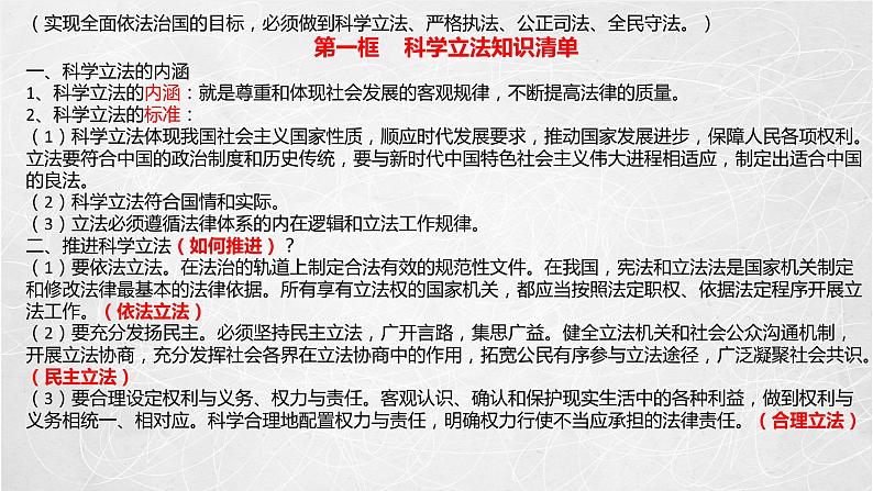 9.1 科学立法 课件2 高中政治人教部编版必修3 （2022年）第4页