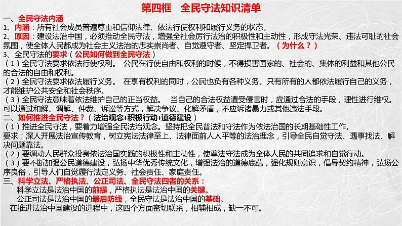 9.4 全民守法 课件2 高中政治人教部编版必修3 （2022年）04