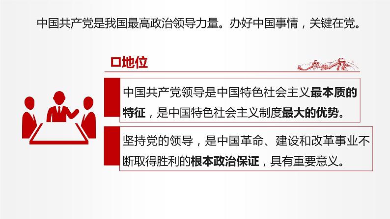 3.1 坚持党的领导 课件1 高中政治人教部编版必修3 （2022年）第7页