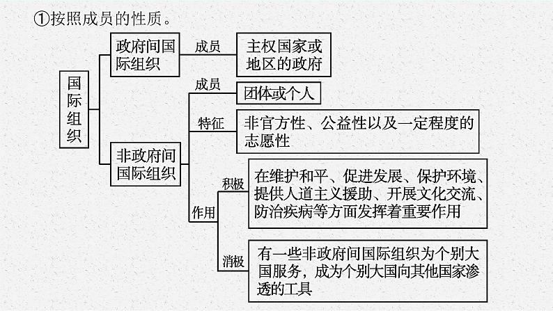 人教版新高考思想政治一轮复习课件--主要的国际组织07