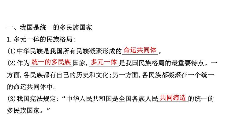 高中政治统编版必修三 2.6.2 民族区域自治制度 课件第3页