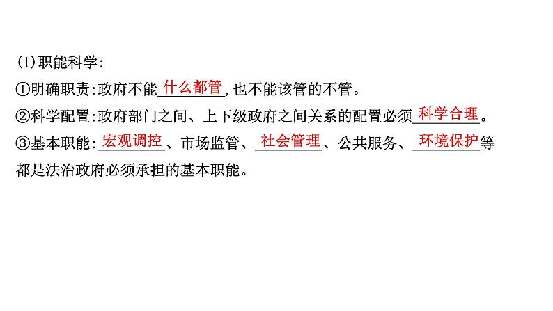 高中政治统编版必修三 3.8.2 法治政府 课件第4页