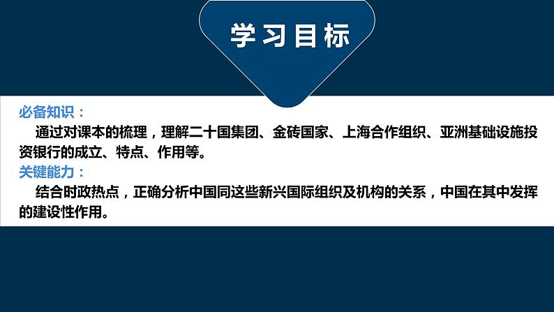 9.2中国与新兴国际组织（课件+素材）2021-2022学年高中政治统编版选择性必修1当代国际政治与经济03